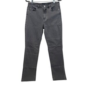 Modern Uniform Denim Grey High Rise Straight Leg Jeans Womens Size 10 J.Jill